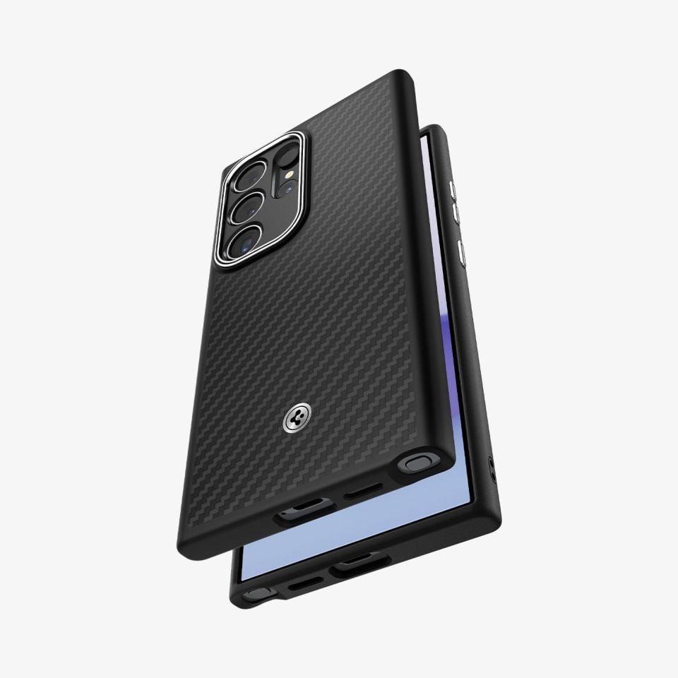 Galaxy S24 Ultra Kılıf, Spigen Enzo Aramid Matte Black