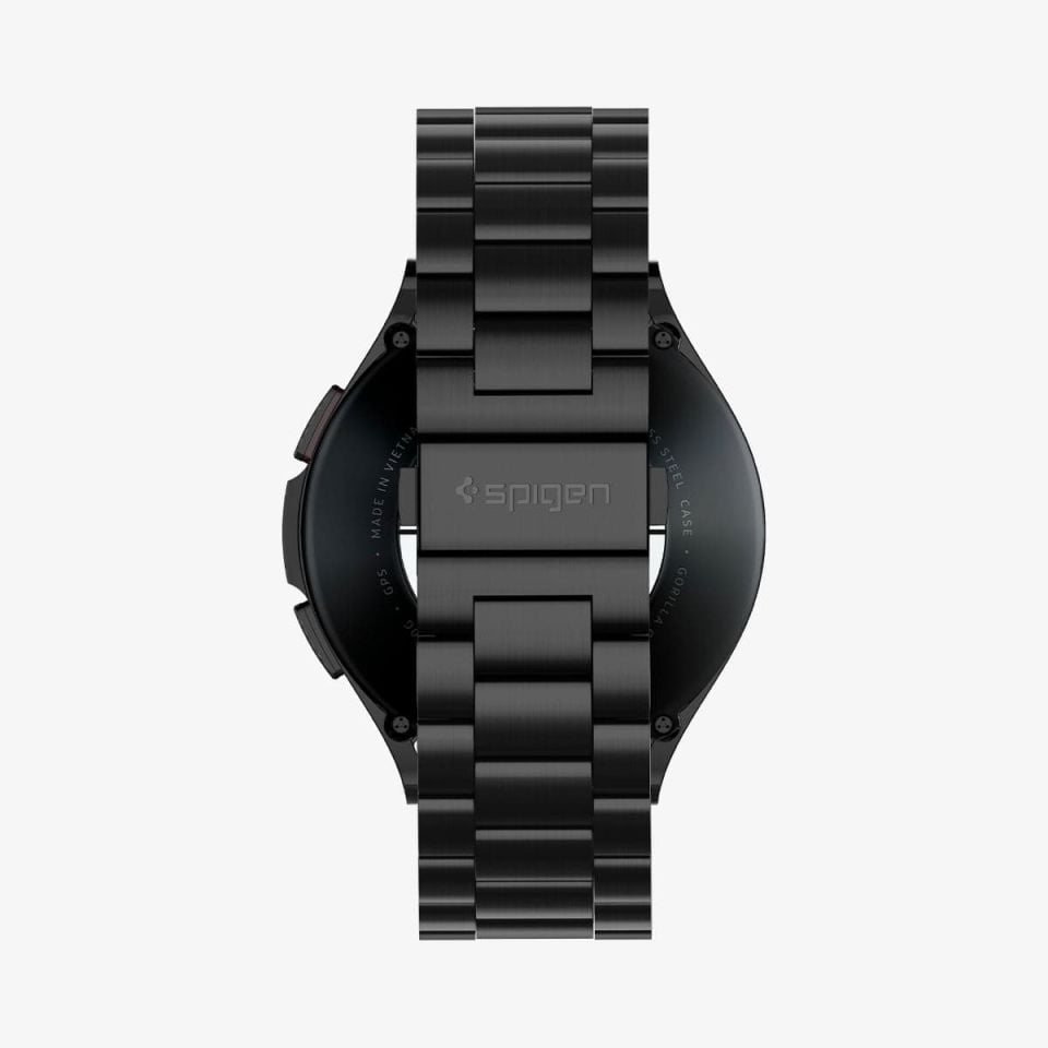 Spigen Samsung Galaxy Watch Serisi (40mm / 41mm / 42mm / 43mm / 44mm / 45mm / 46mm / 47mm) Kayış Kordon, Spigen Band Modern Fit (20mm) Black