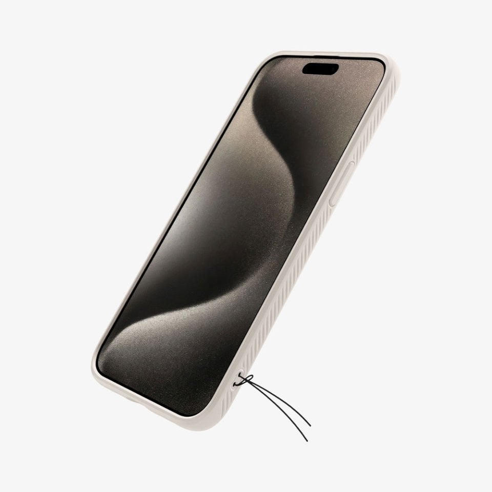iPhone 15 Pro Kılıf, Spigen Liquid Air Natural Titanium