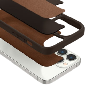 iPhone 13 Pro Max Kılıf, Ciel by Cyrill Leather Brick Saddle Brown