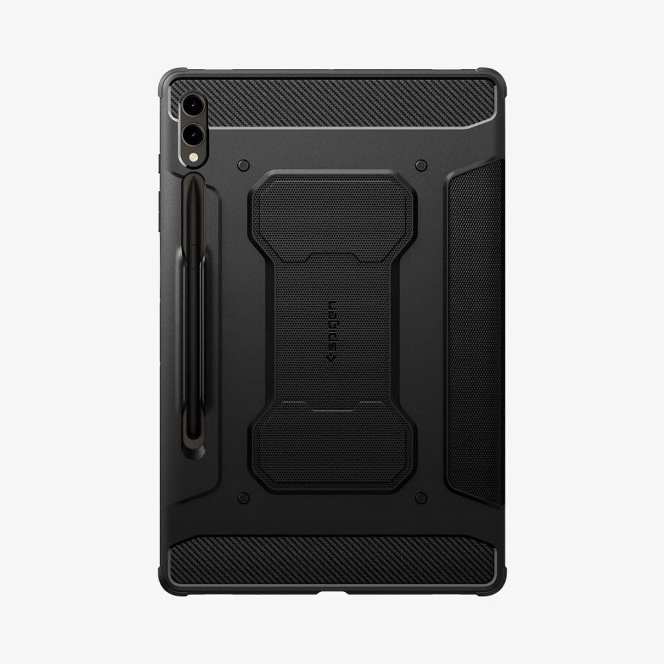Spigen Galaxy Tab S10 Plus / Tab S9 Plus Kılıf Rugged Armor Pro Black