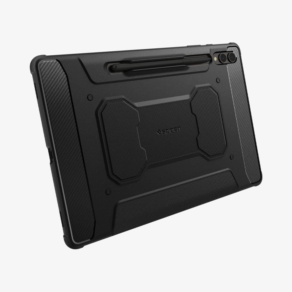 Spigen Galaxy Tab S10 Plus / Tab S9 Plus Kılıf Rugged Armor Pro Black