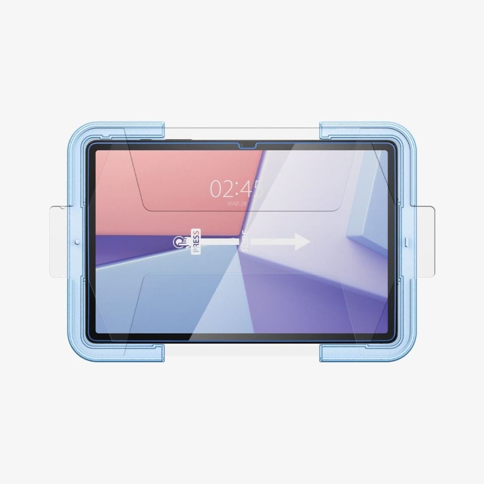 Spigen Galaxy Tab S10 Plus / Tab S9 Plus Cam Ekran Koruyucu Kolay Kurulum GLAS.tR EZ Fit Slim HD