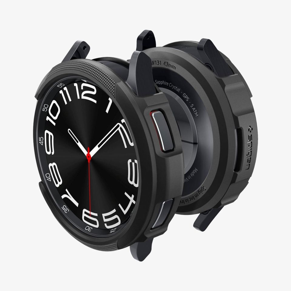 Galaxy Watch 6 Classic (43mm) Kılıf, Spigen Liquid Air Matte Black