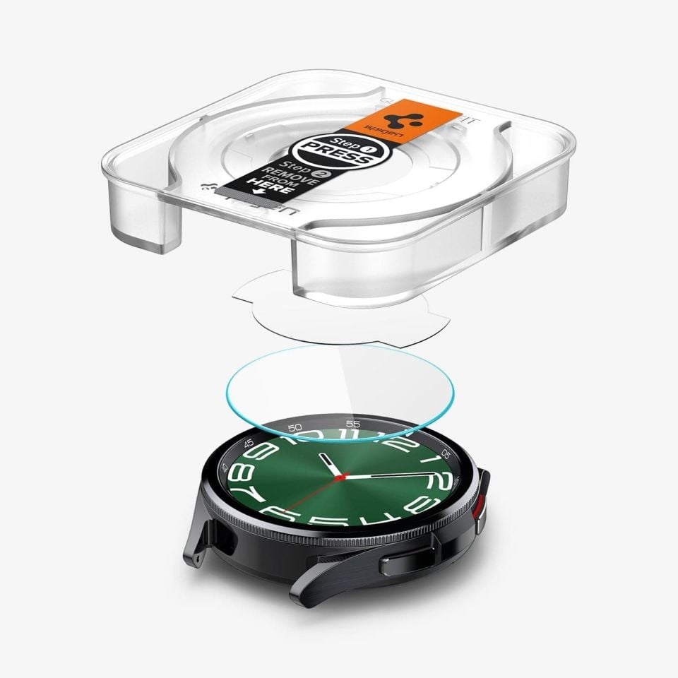 Galaxy Watch 6 Classic (47mm) ile Uyumlıu Ekran Koruyucu , Spigen Screen Protector GLAS.tR EZ Fit