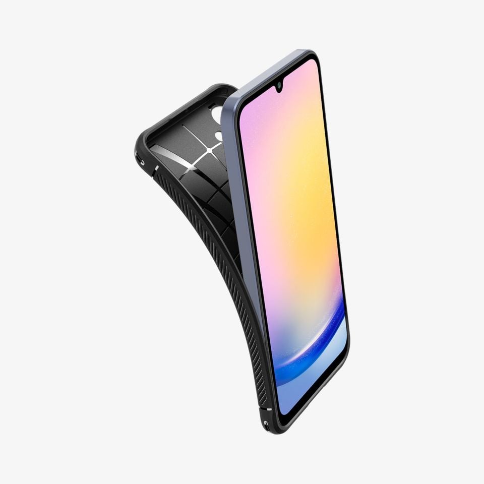Samsung Galaxy A25 Kılıf, Spigen Rugged Armor Matte Black