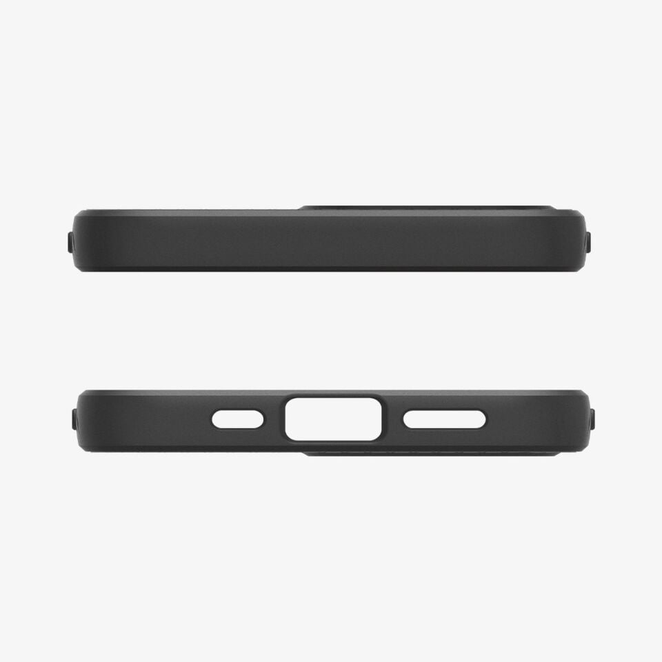 Spigen Apple iPhone 17e / 16e ile Uyumlu MagSafe Kılıf Liquid Air Hava Kanalı Teknolojisi™ Askeri Sınıf Koruma MagFit Dokulu Yüzey Kapak Matte Black