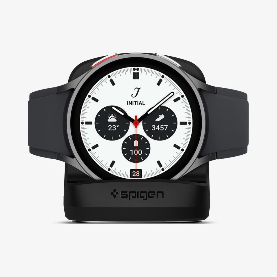 Spigen Galaxy Watch Standı (Galaxy Watch 6 / Galaxy Watch 6 Classic / Galaxy Watch 5 / Galaxy Watch 5 Pro) Black S353