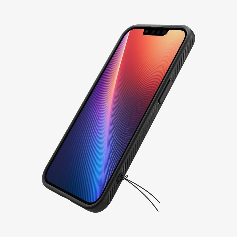 Spigen Apple iPhone 17e / 16e ile Uyumlu ince Kılıf Liquid Air Hava Kanalı Teknolojisi™ Askeri Sınıf Koruma Dokulu Yüzey Kapak Matte Black