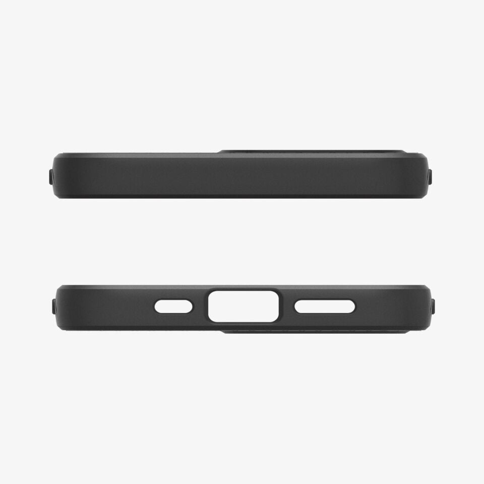 Spigen Apple iPhone 17e / 16e ile Uyumlu ince Kılıf Liquid Air Hava Kanalı Teknolojisi™ Askeri Sınıf Koruma Dokulu Yüzey Kapak Matte Black