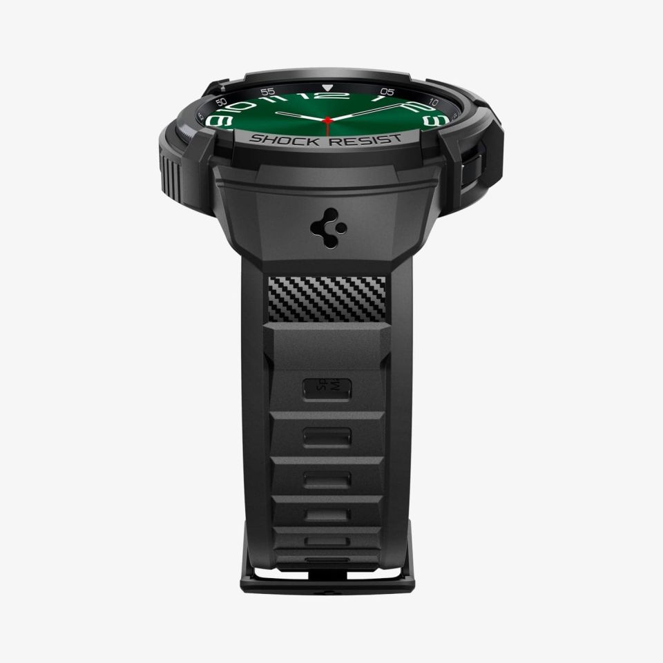 Spigen Galaxy Watch 6 Classic (47mm) Kılıf & Kordon Kayış Rugged Armor Pro