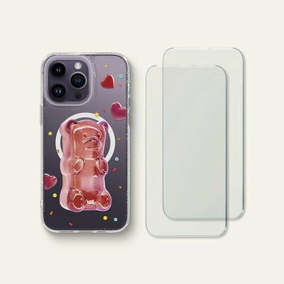 iPhone 14 Pro Kılıf, Ciel by Cyrill Shine Mag Clear Glitter Candyland (MagSafe Uyumlu)