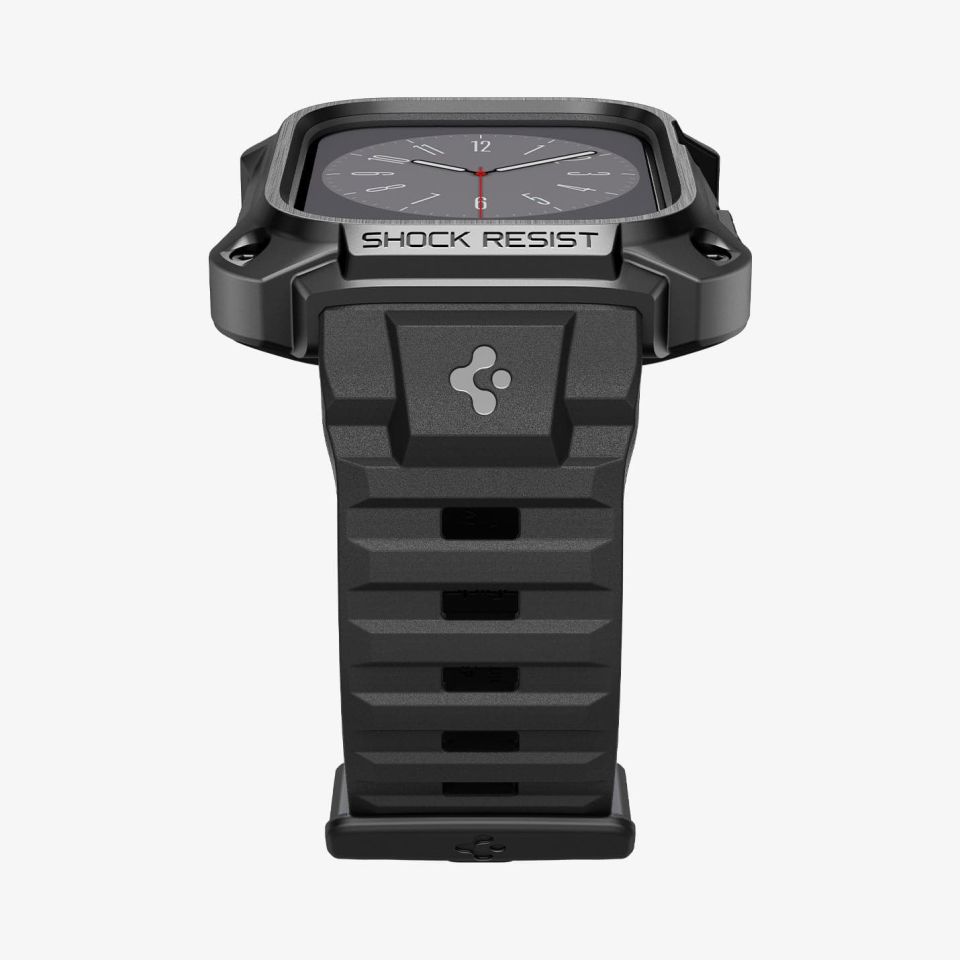 Apple Watch (45mm) Kılıf, Spigen Tough Armor Pro Metal