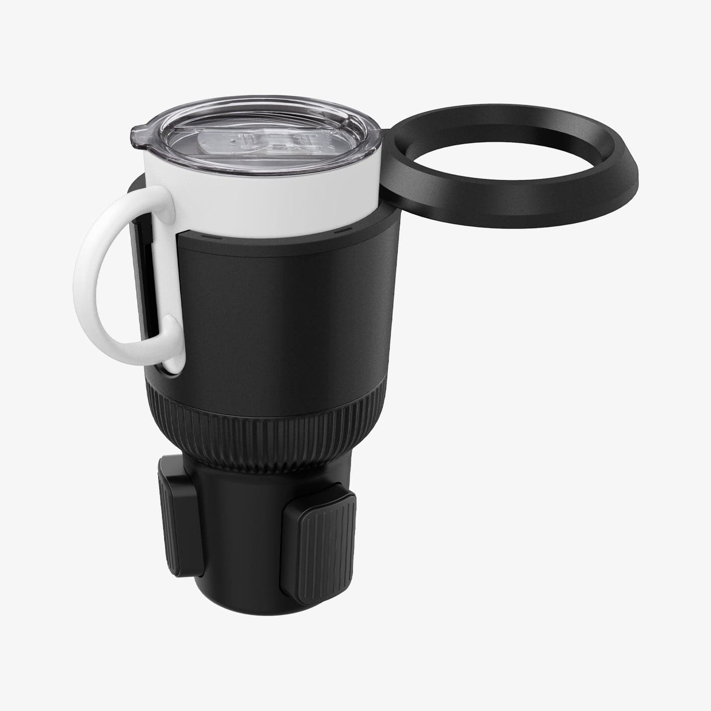 Hydrohub Araç içi Bardak Tutucu, Spigen Hydrohub Cup Holder Adapter Black