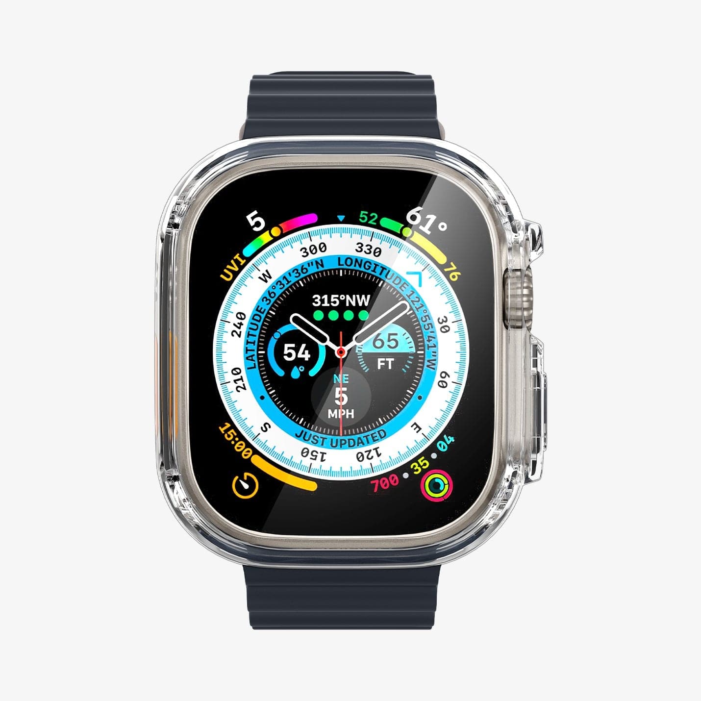 Apple Watch Ultra (49mm) ile Uyumlu Kılıf, Spigen Ultra Hybrid