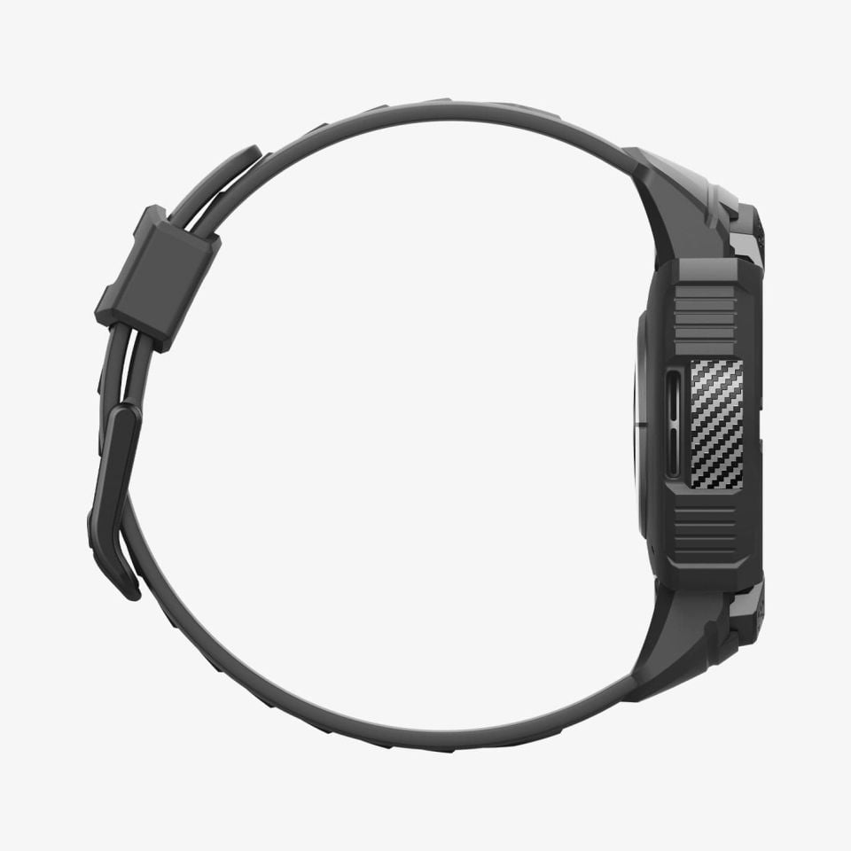 Spigen Galaxy Watch 6 (44mm) Kılıf & Kordon Kayış Rugged Armor Pro Black