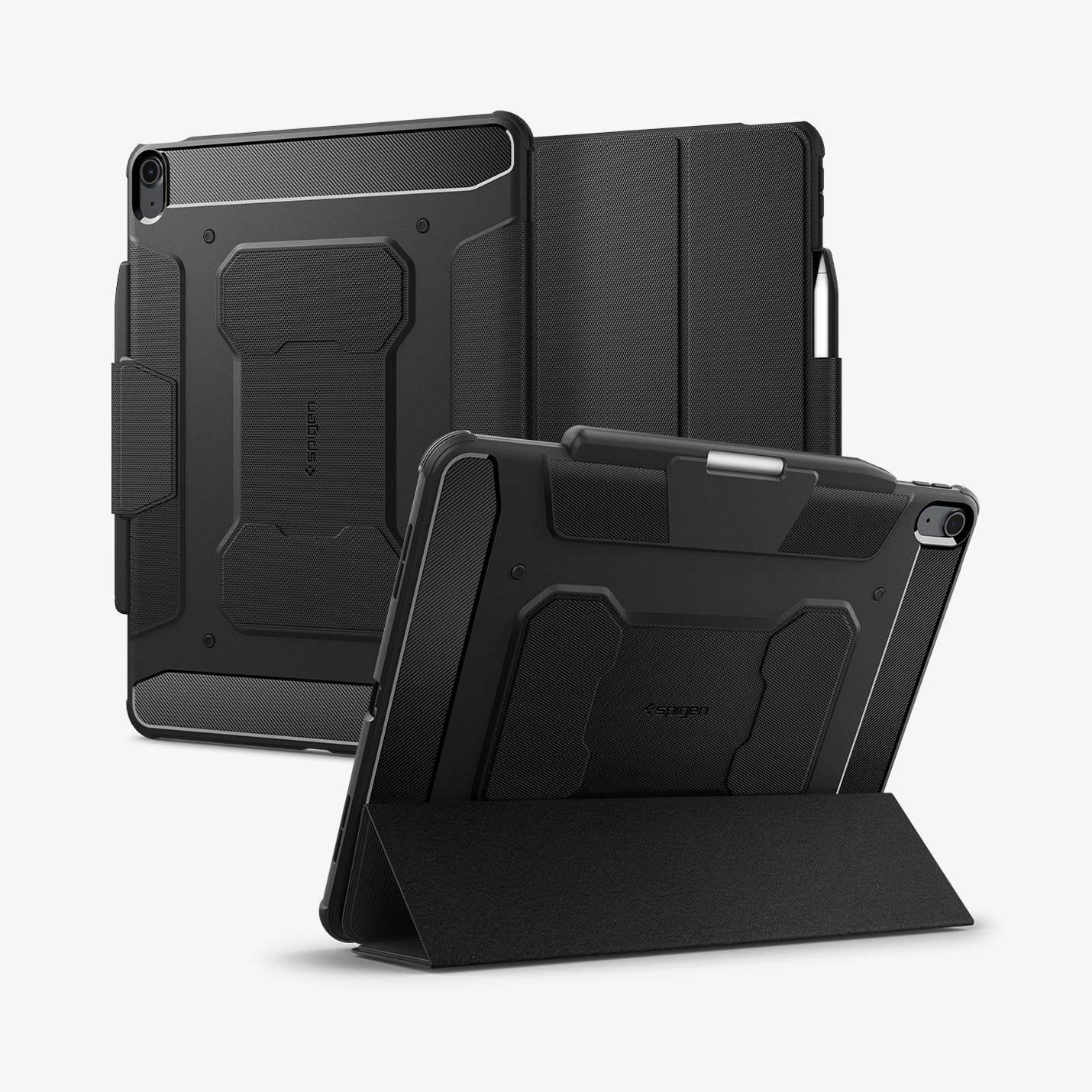 Spigen iPad Air 13'' M3 (2025) / M2 (2024) Kılıf Rugged Armor Pro Black