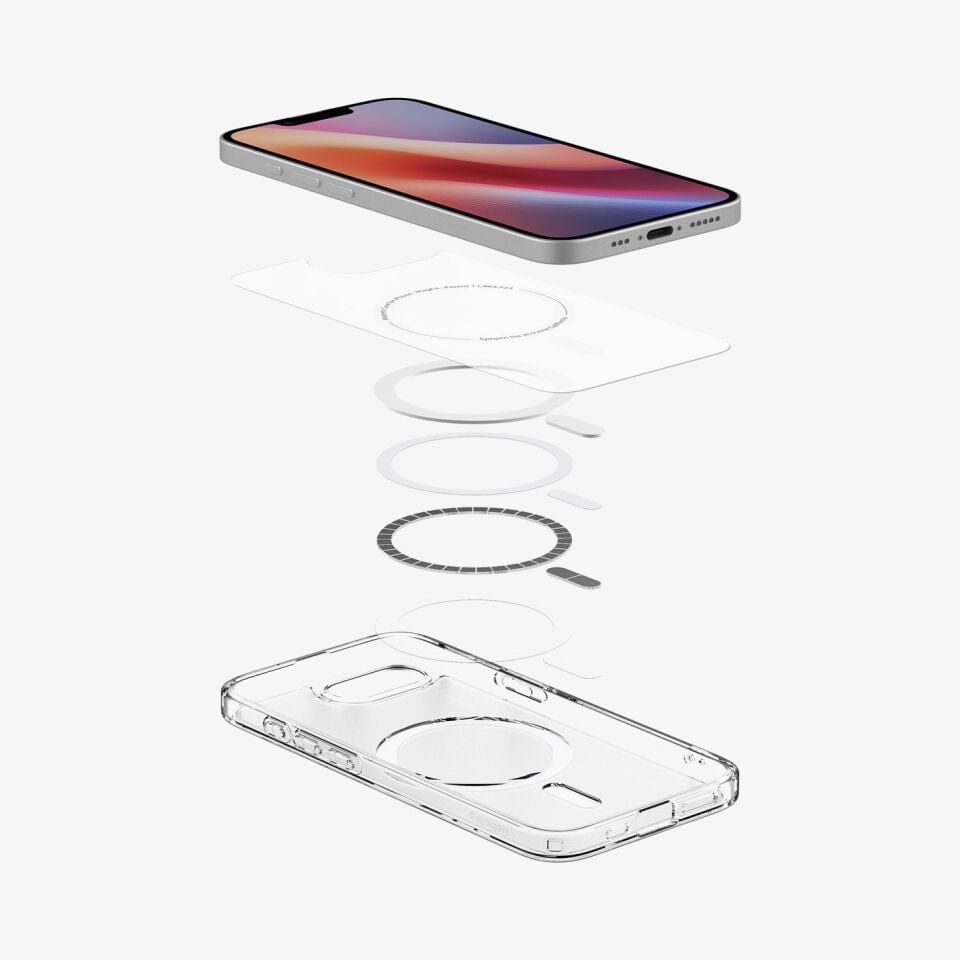 Spigen Apple iPhone 17e / 16e ile Uyumlu ince MagSafe Kılıf Ultra Hybrid Sararmaya Dayanıklı DuraClear™ Hava Kanalı Teknolojisi™ Askeri Sınıf Koruma MagFit Tasarım Kapak Frost White