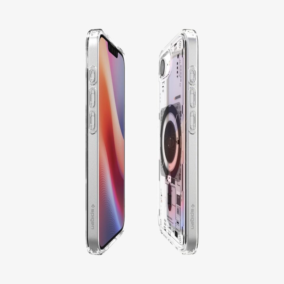 Spigen Apple iPhone 17e / 16e ile Uyumlu ince MagSafe Kılıf Ultra Hybrid Sararmaya Dayanıklı DuraClear™ Hava Kanalı Teknolojisi™ Askeri Sınıf Koruma MagFit Tasarım Kapak Neo One