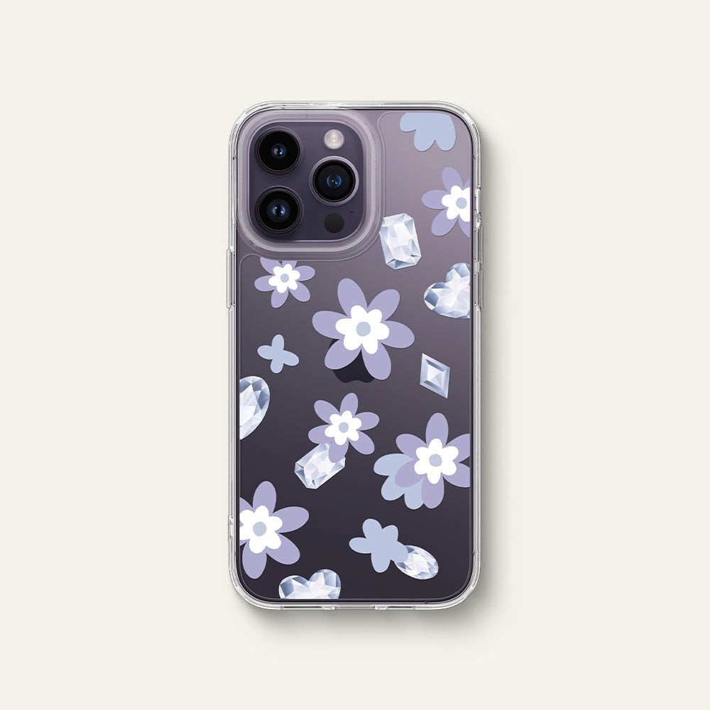 iPhone 14 Pro Kılıf, Ciel by Cyrill Cecile Dream Garden Crystal Pink
