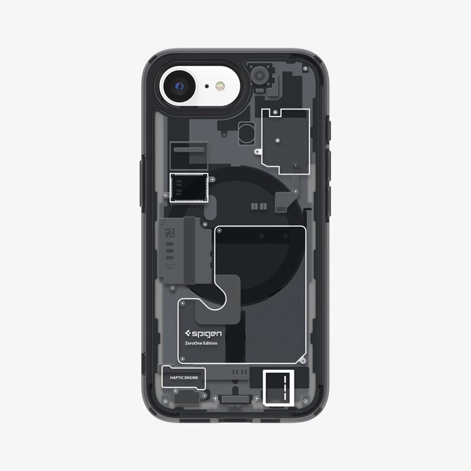 Spigen iPhone 16e Kılıf Ultra Hybrid MagFit MagSafe Özellikli Zero One Black