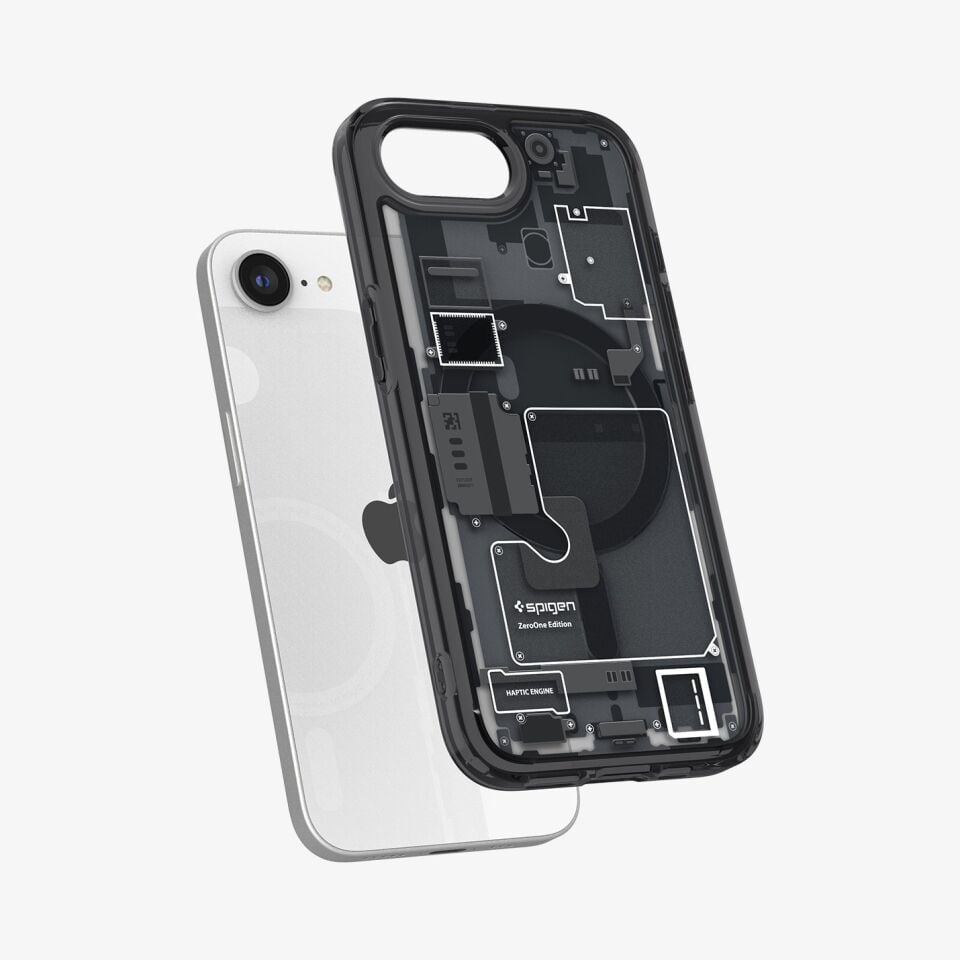 Spigen iPhone 16e Kılıf Ultra Hybrid MagFit MagSafe Özellikli Zero One Black