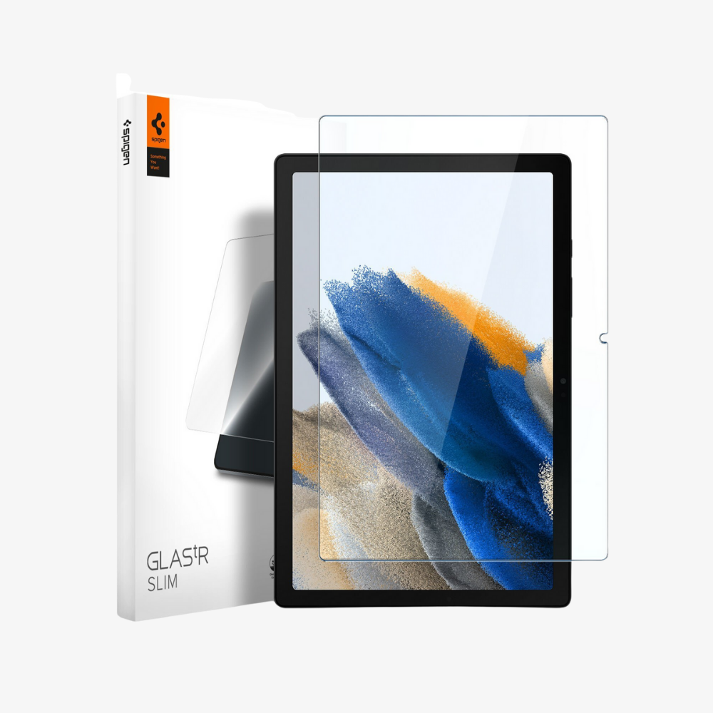 Spigen Galaxy Tab A8 10.5'' (2021) Cam Ekran Koruyucu Glas tR Slim HD