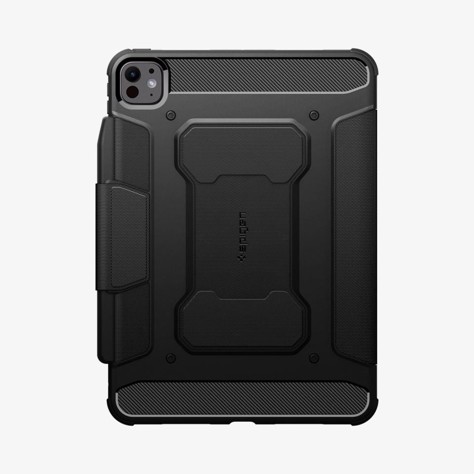 Spigen iPad Pro 11'' M5 (2025) / 11'' M4 (2024) Kılıf Rugged Armor Pro Black