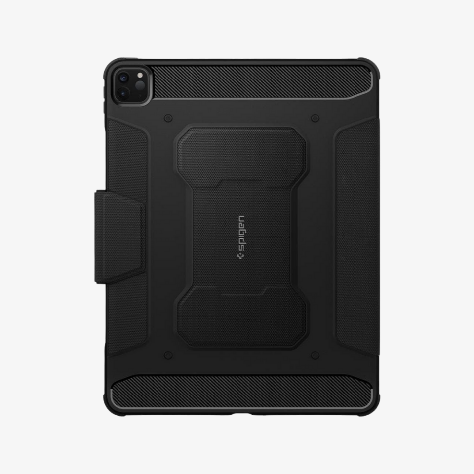 iPad Pro 12.9'' (2022 / 2021) Kılıf, Spigen Rugged Armor Pro Black