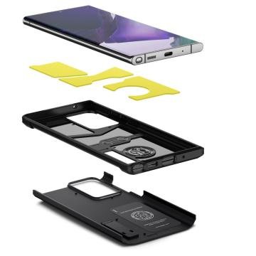 Galaxy Note 20 Ultra Kılıf, Spigen Tough Armor Black