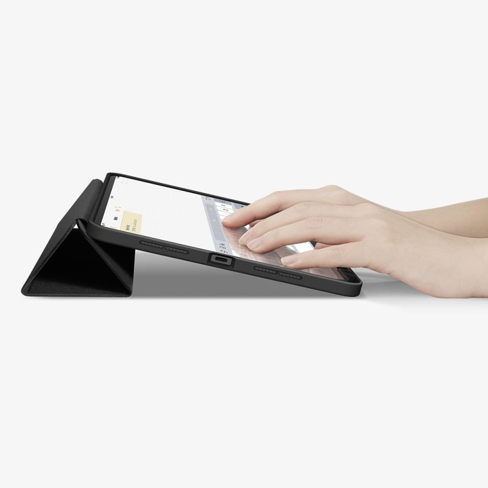 Apple iPad Pro 11 inc (2024) Kılıf, Spigen Urban Fit Dokuma Black