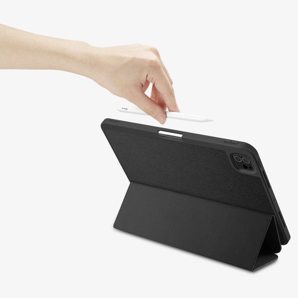 Apple iPad Pro 11 inc (2024) Kılıf, Spigen Urban Fit Dokuma Black