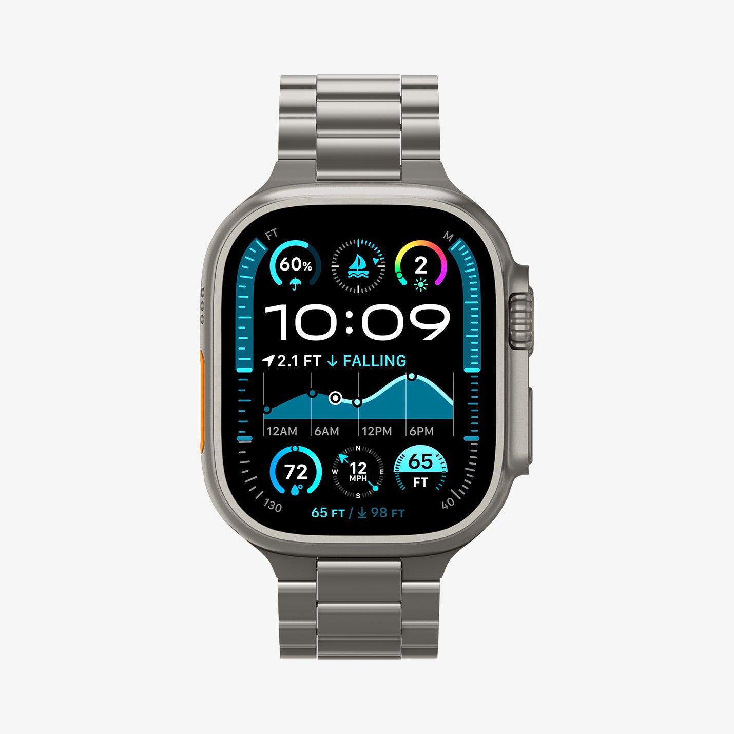 Spigen Apple Watch 49mm Ultra 3/2/1 - 46mm Seri 11/10 - 45mm Seri