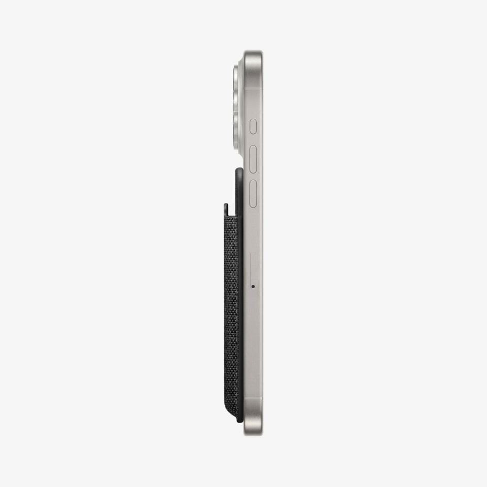 Spigen MagSafe ile Uyumlu 3 Kart Hazneli Cüzdan (iPhone 15/14/13/12 Serisi için) Urban Fit Wallet Black