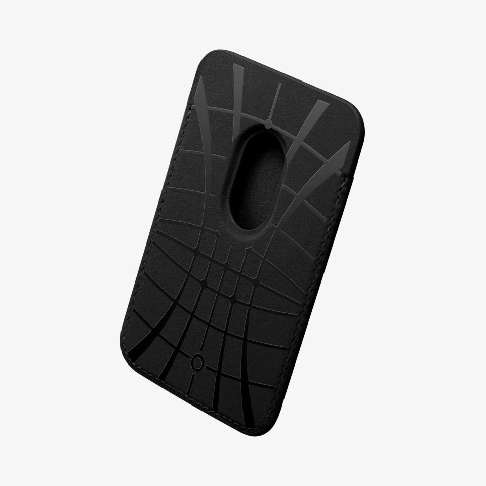 Spigen MagSafe ile Uyumlu 3 Kart Hazneli Cüzdan (iPhone 15/14/13/12 Serisi için) Urban Fit Wallet Black