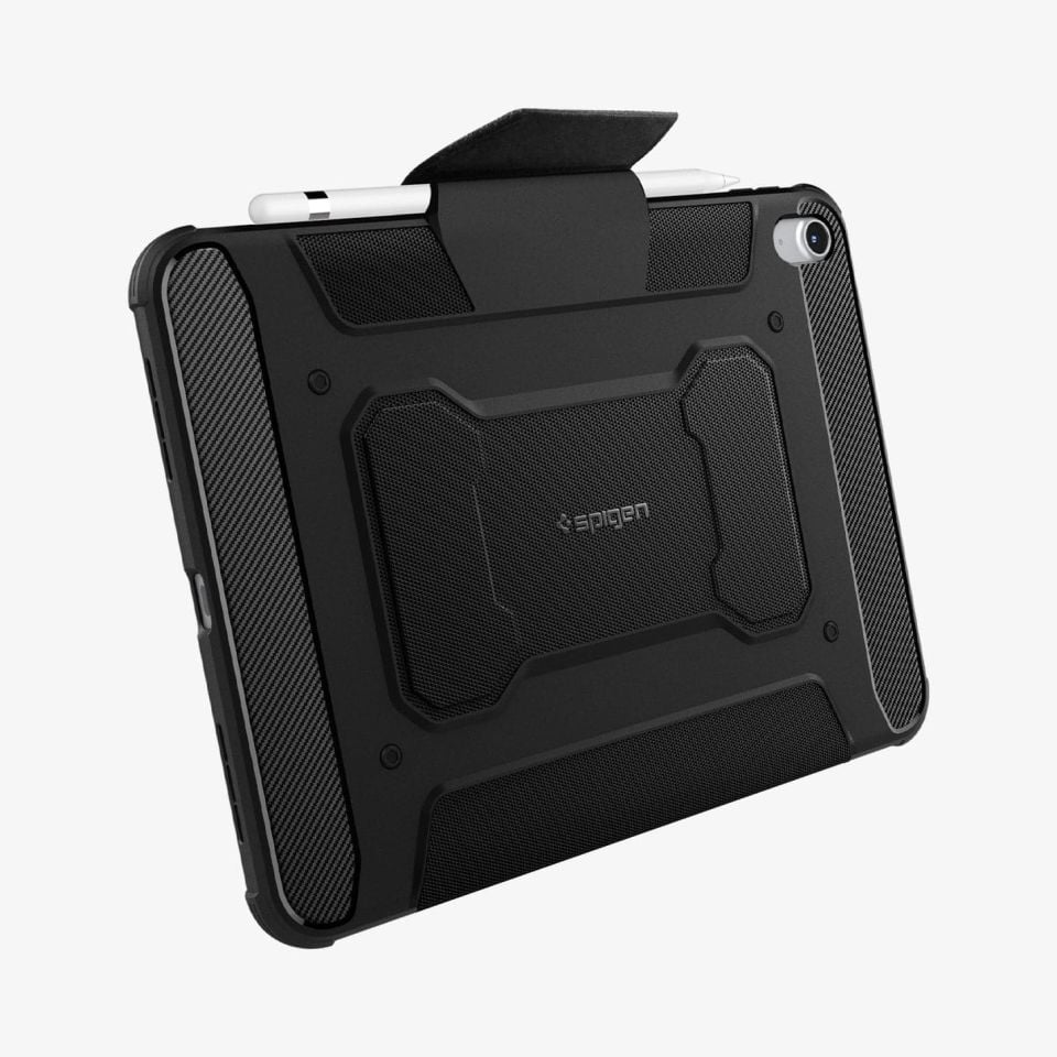iPad 10.9'' 10.nesil (2022) Kılıf, Spigen Rugged Armor Pro Black