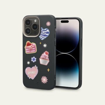 iPhone 14 Pro Kılıf, Ciel by UltraColor Mag Sugar Crush (MagSafe Uyumlu) Black