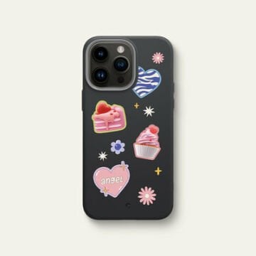 iPhone 14 Pro Kılıf, Ciel by UltraColor Mag Sugar Crush (MagSafe Uyumlu) Black