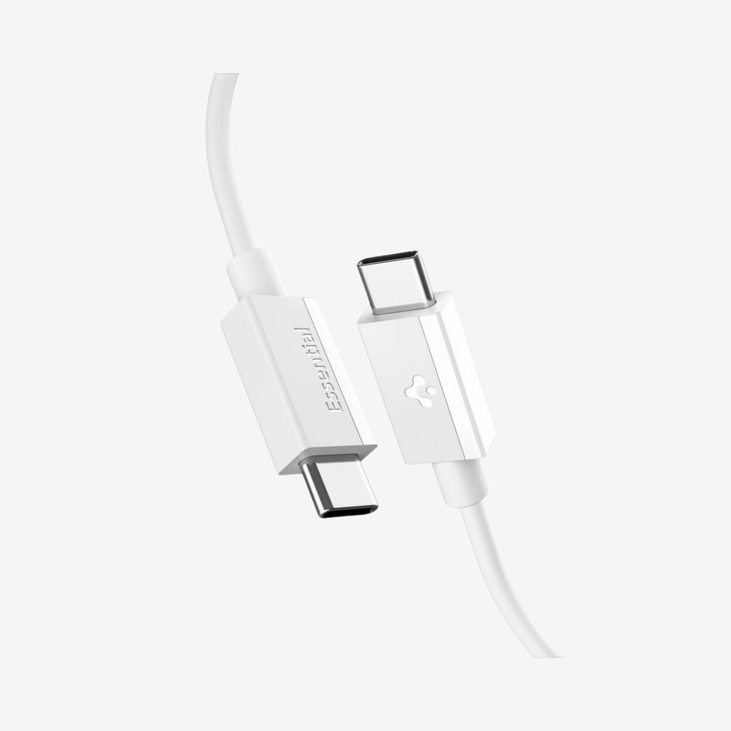 Spigen USB-C to USB-C 1 Metre Kablo 60W Güç / PPS 2.0 Super Hızlı Şarj / 480 Mbps Data Aktarım Hızı Type-C Ekstra Dayanıklı White