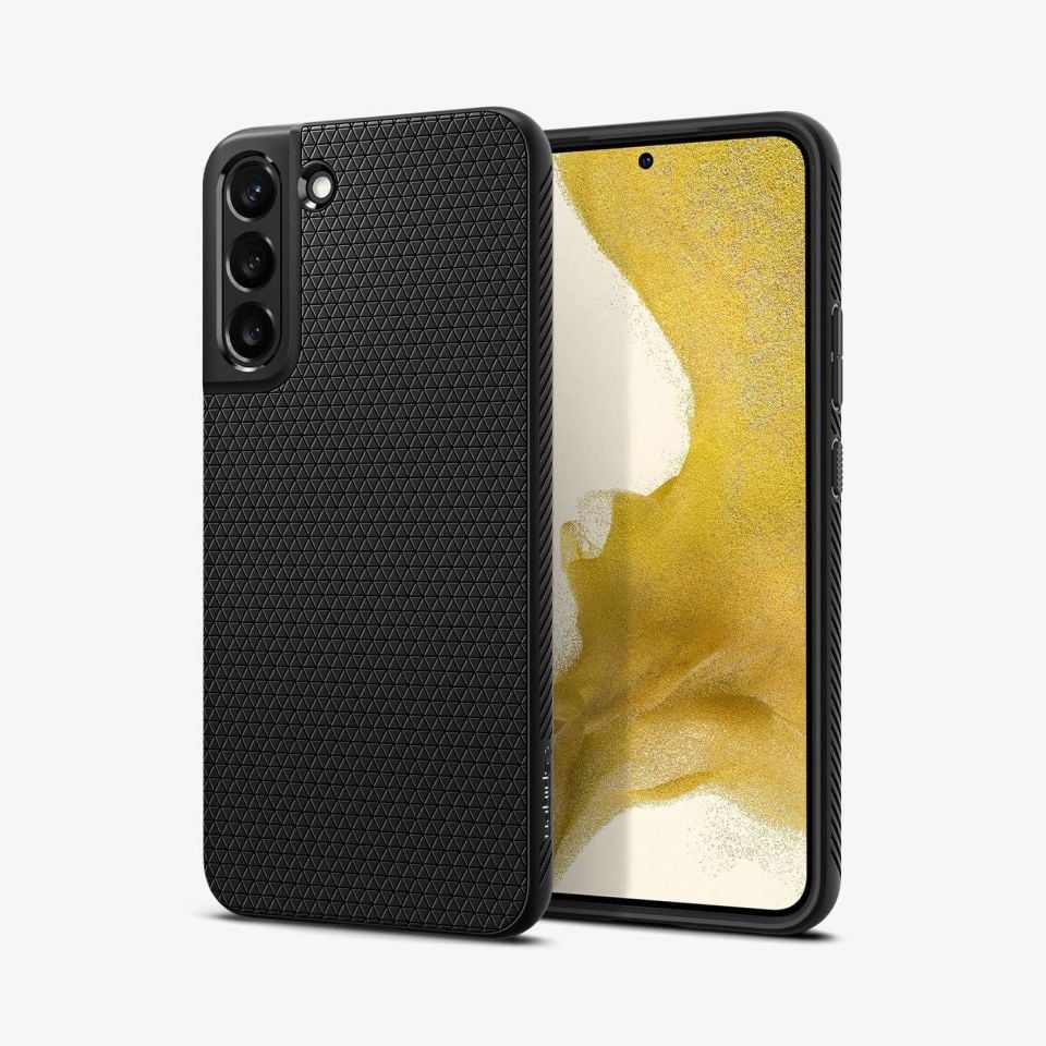 Galaxy S22 5G Kılıf, Spigen Liquid Air Matte Black
