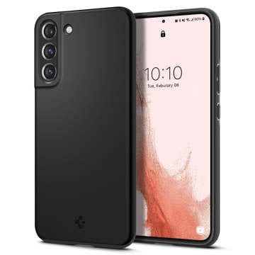 Galaxy S22 5G Kılıf, Spigen Thin Fit Black