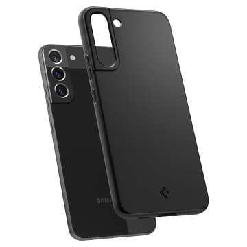 Galaxy S22 5G Kılıf, Spigen Thin Fit Black