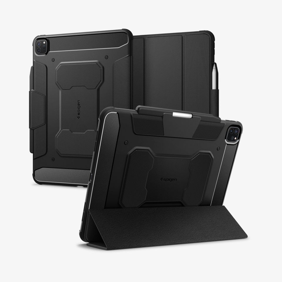iPad Pro 13 inc Kılıf, Spigen Case Rugged Armor Pro