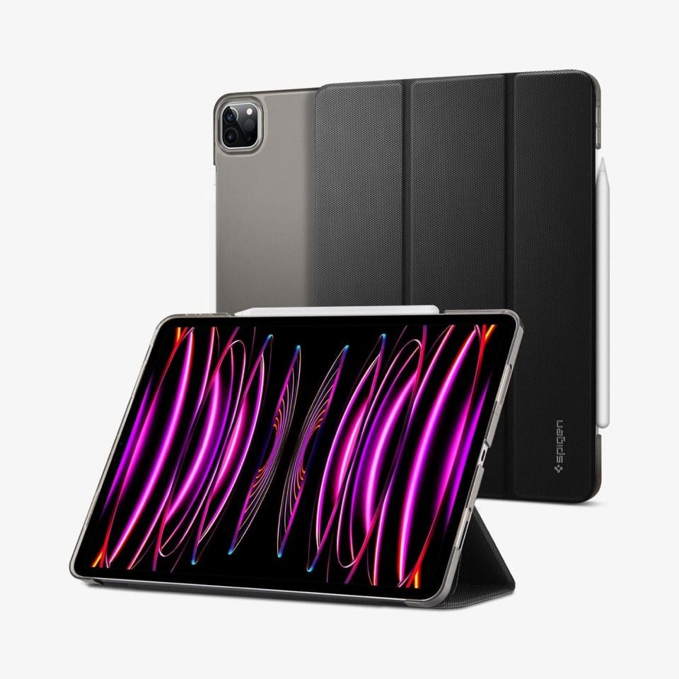 iPad Pro 11' (2022 / 2021) Kılıf, Spigen Liquid Air Folio Black