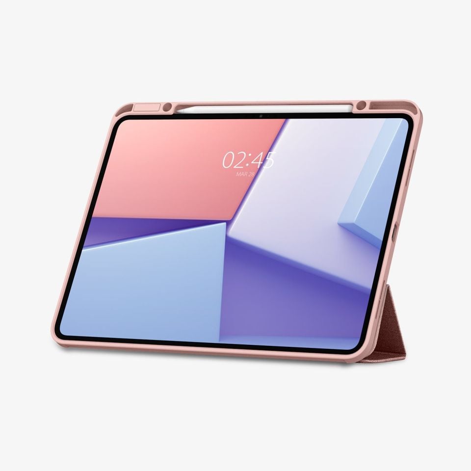 iPad Pro 13 inc Kılıf, Spigen Case Urban Fit Rose Gold