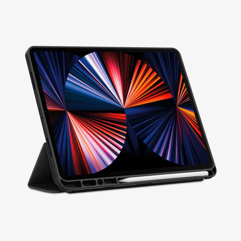 iPad Pro 12.9'' (2022 / 2021) Uyumlu Kılıf, Spigen Urban Fit Black