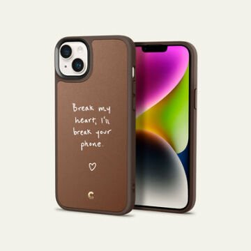 iPhone 14 Plus Kılıf, Ciel by Cyrill Kajuk Mag Heartbreak (MagSafe Uyumlu) Brown