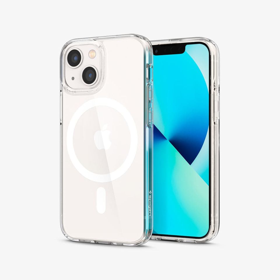 iPhone 13 Mini Kılıf, Spigen Ultra Hybrid MagFit White