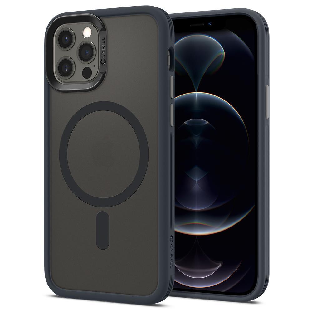 Spigen Ciel by CYRILL iPhone 12 / 12 Pro Kılıf Color Brick Mag MagSafe özellikli Graphite
