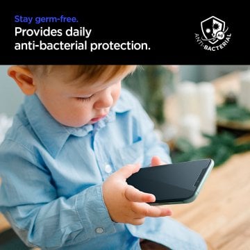 iPhone 11 Pro/XS/X Ekran Koruyucu, Spigen Ekran Koruyucu Glas tR Anti Bakteriyel Ag+ HD